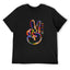 Out of Line Peace Hand Graphic White T-Shirt