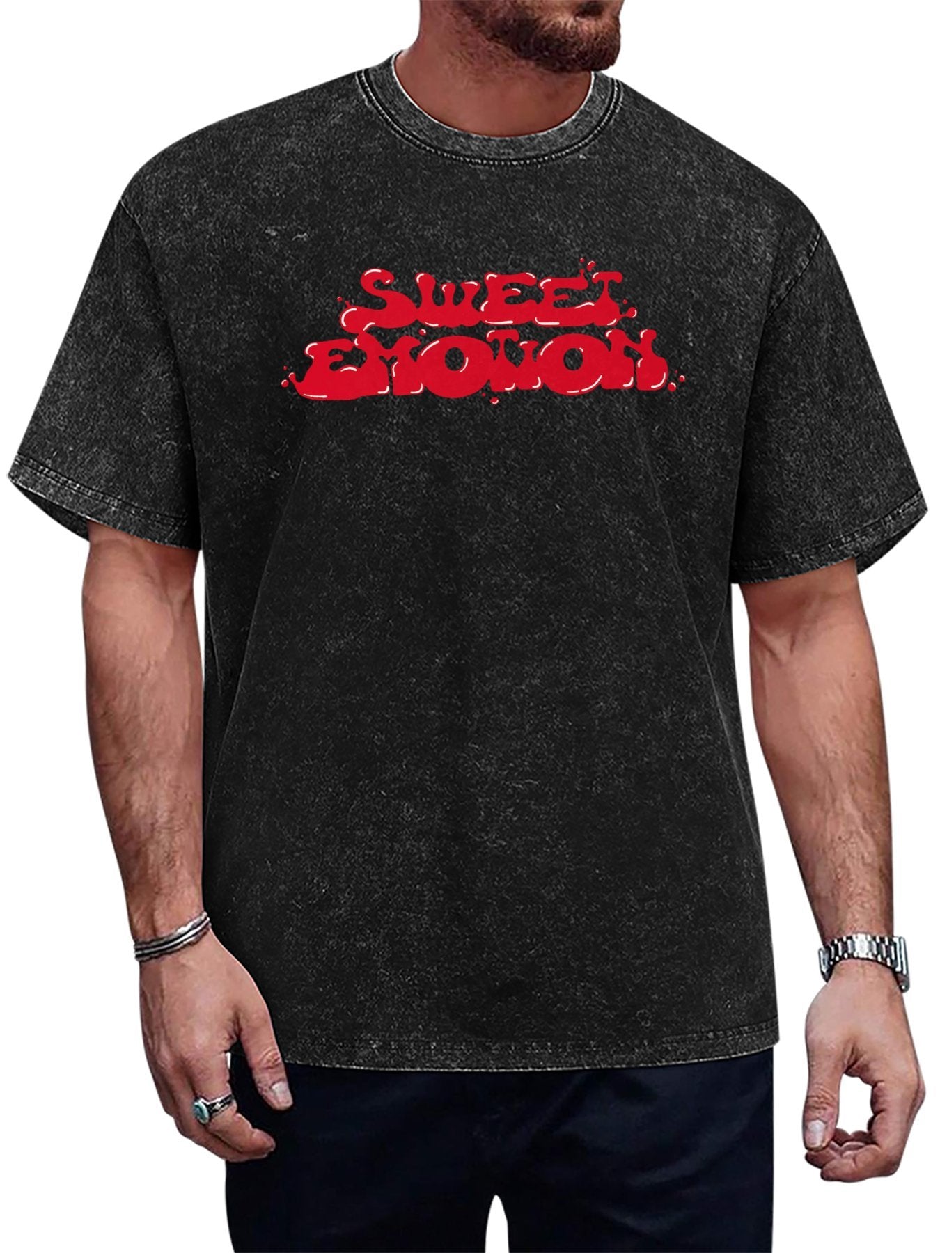 Aerosmith Sweet Emotion Red Drip Graphic T-Shirt Main image