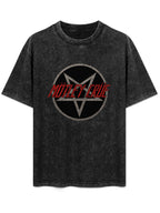 Mötley Crüe Pentagram Logo Graphic T-Shirt