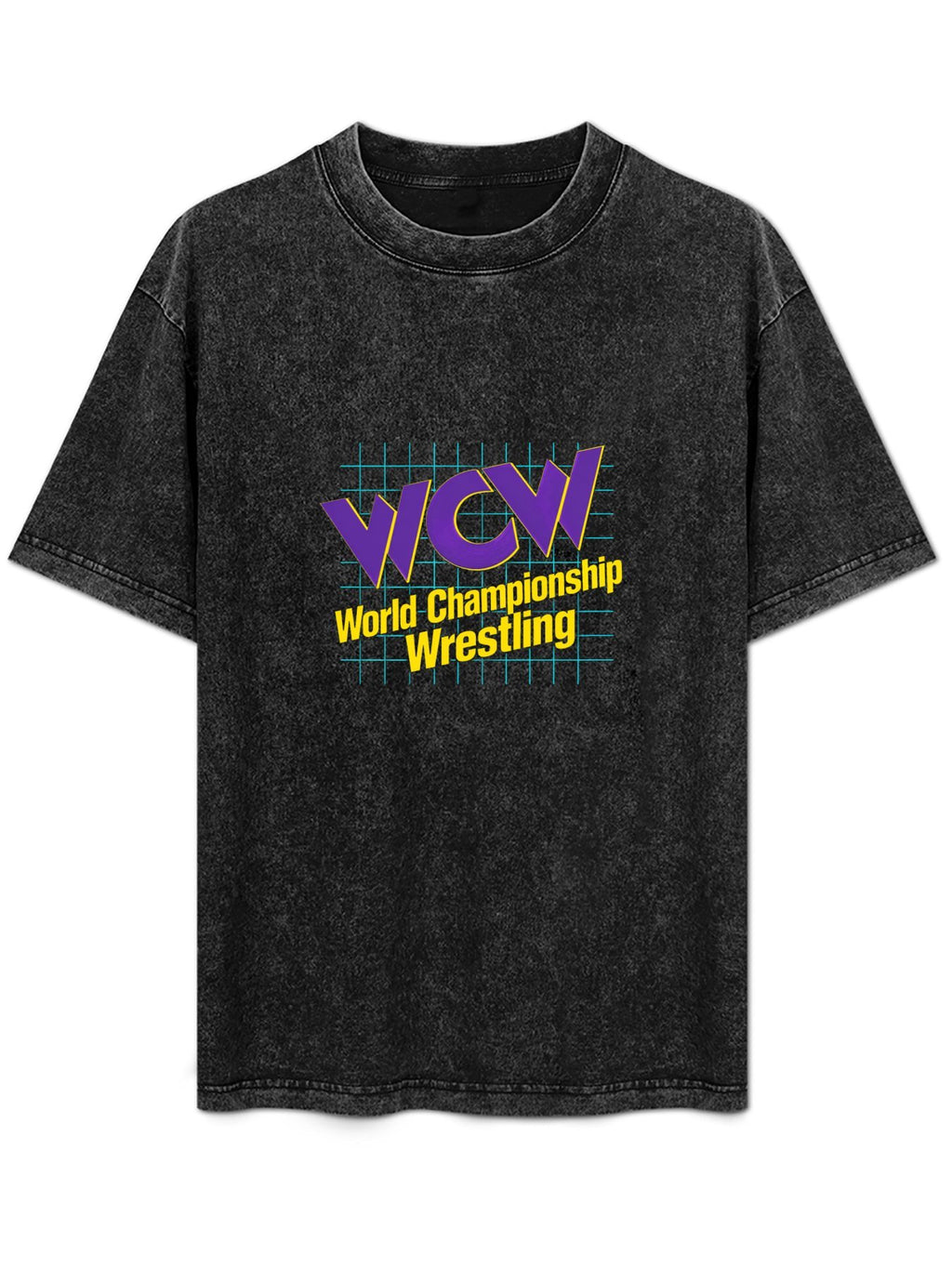 WCW World Championship Wrestling Washed Graphic T-Shirt