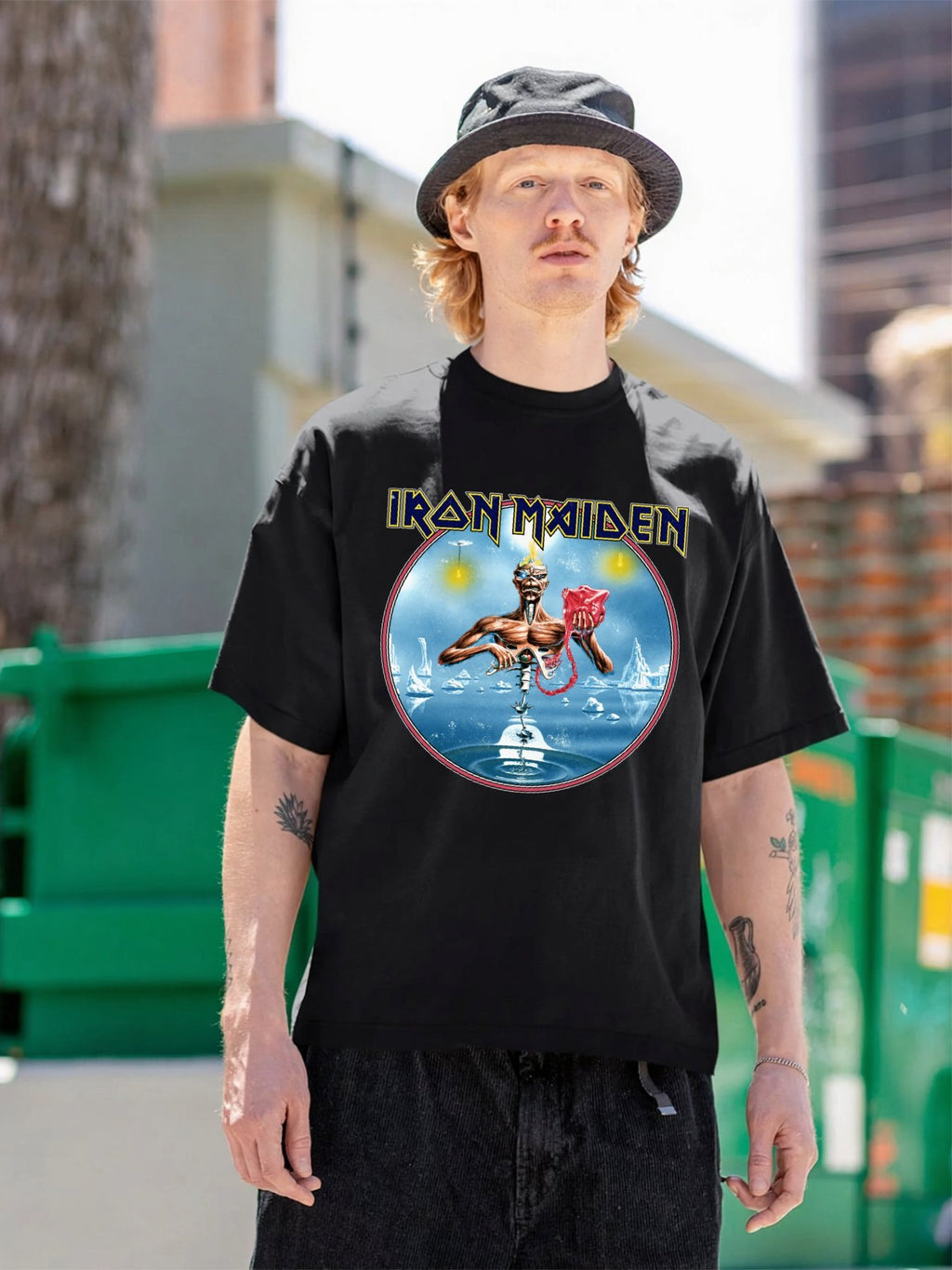 Iron Maiden Ice World Eddie Graphic T-Shirt