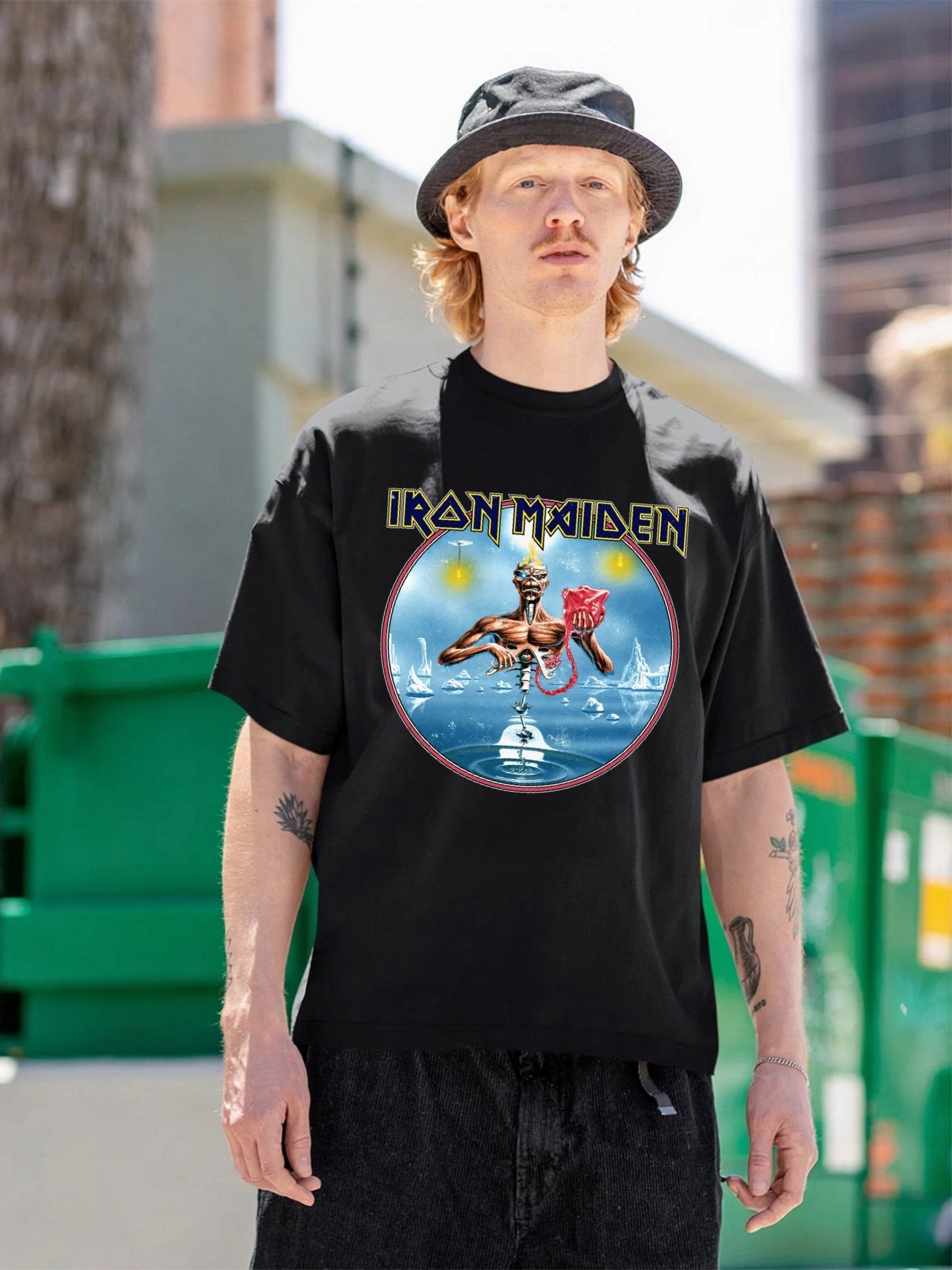 Iron Maiden Ice World Eddie Graphic T-Shirt