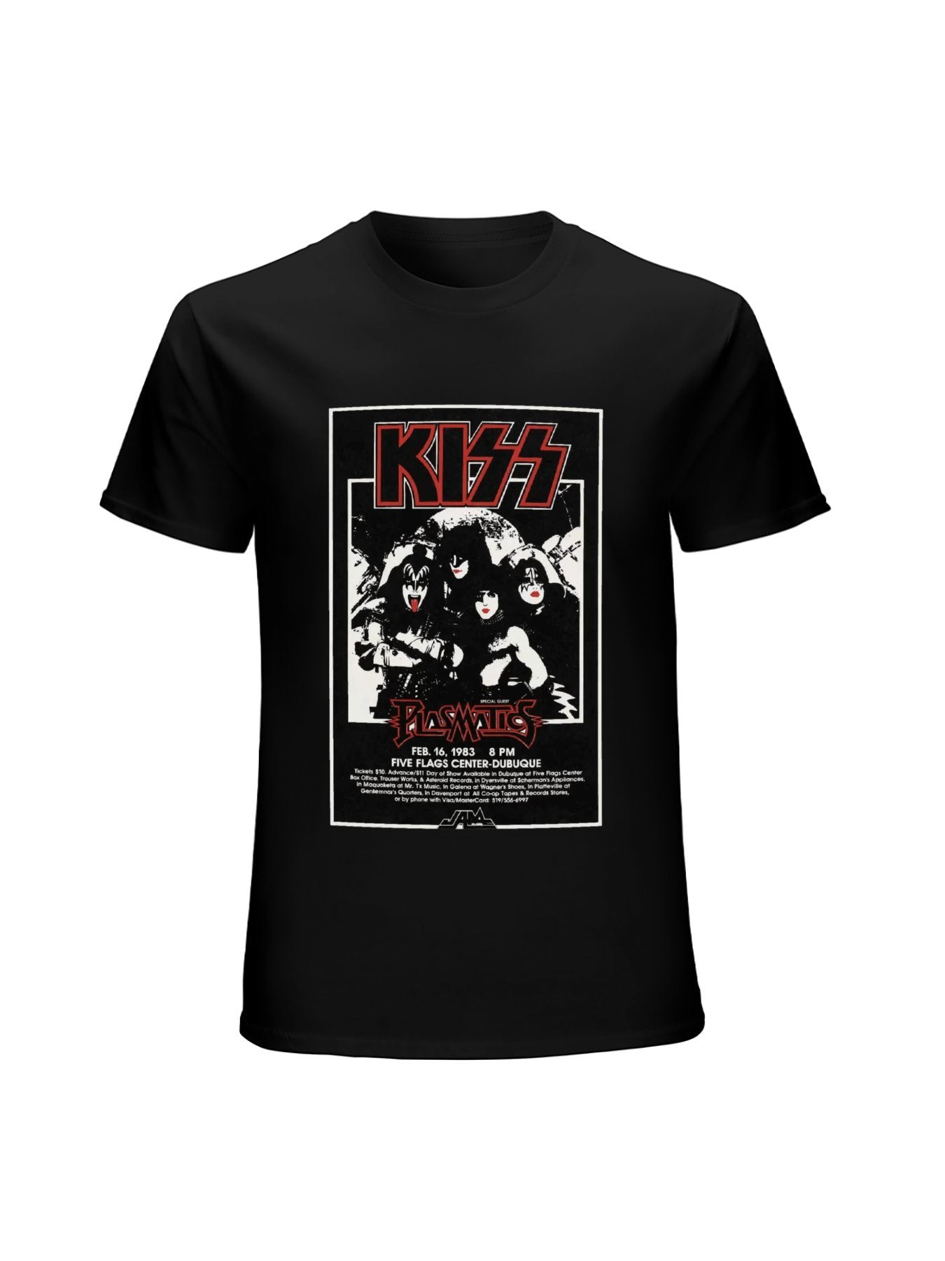 KISS Vintage Concert Poster Classic Rock T-Shirt