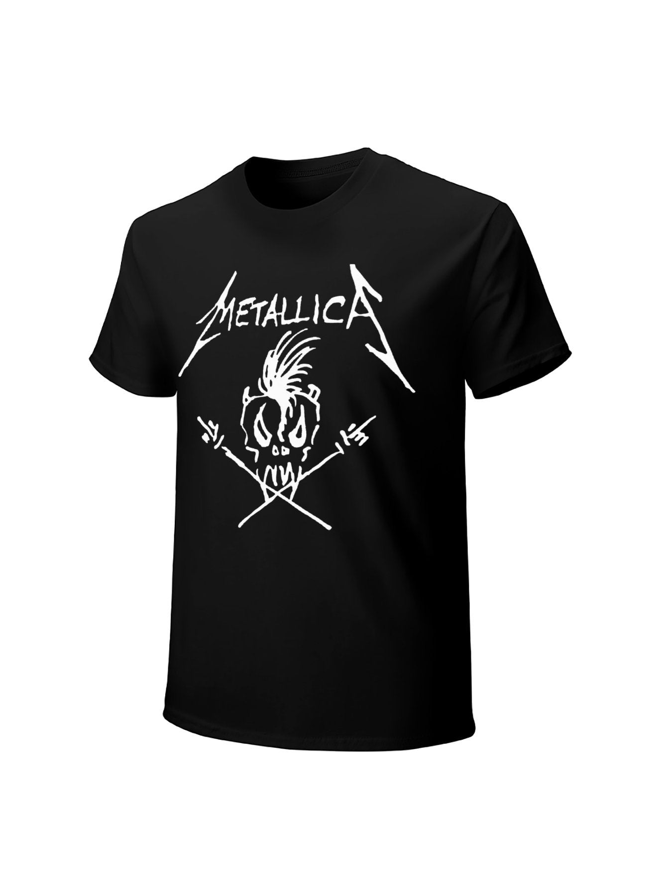 Metallica Punk Skull Graphic T-Shirt