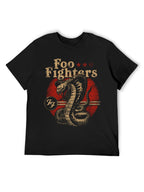 Foo Fighters Cobra Snake Graphic T-Shirt