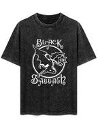 Vintage Washed Black Sabbath Winged Demon Graphic T-Shirt