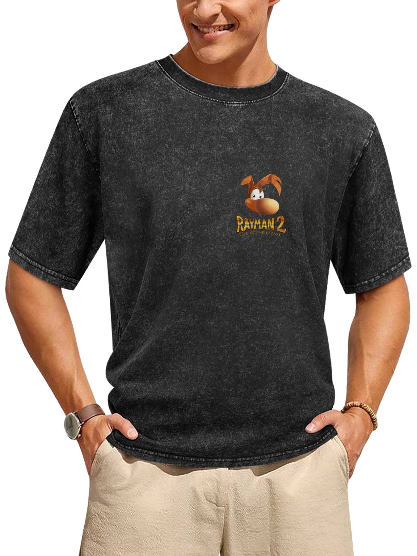 Rayman 2 Washed Graphic T-Shirt