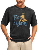 Foo Fighters Propeller Head Character Graphic T-Shirt