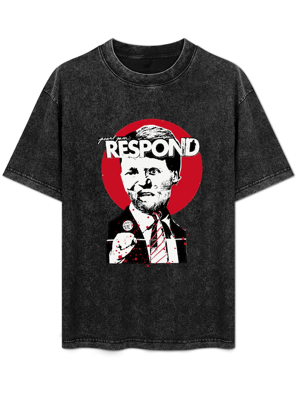 Pearl Jam Respond Portrait Graphic T-Shirt