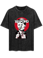 Pearl Jam Respond Portrait Graphic T-Shirt