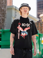 AC/DC Cartoon Fly Fly on the Wall T-Shirt