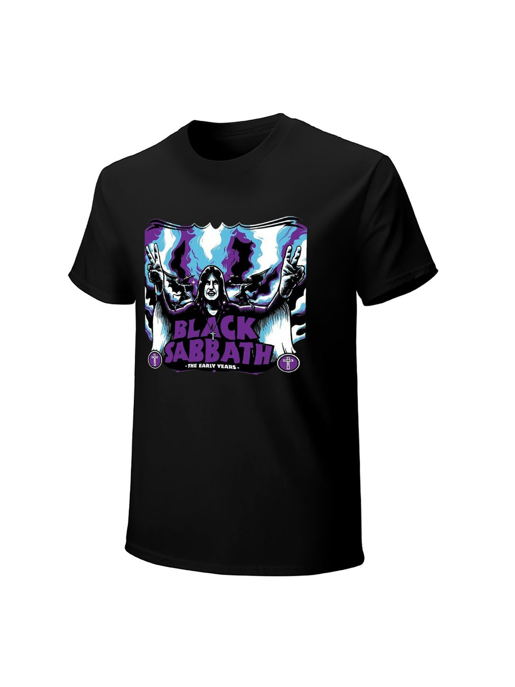Black Sabbath Hooded Figure Early Years Vintage T-Shirt