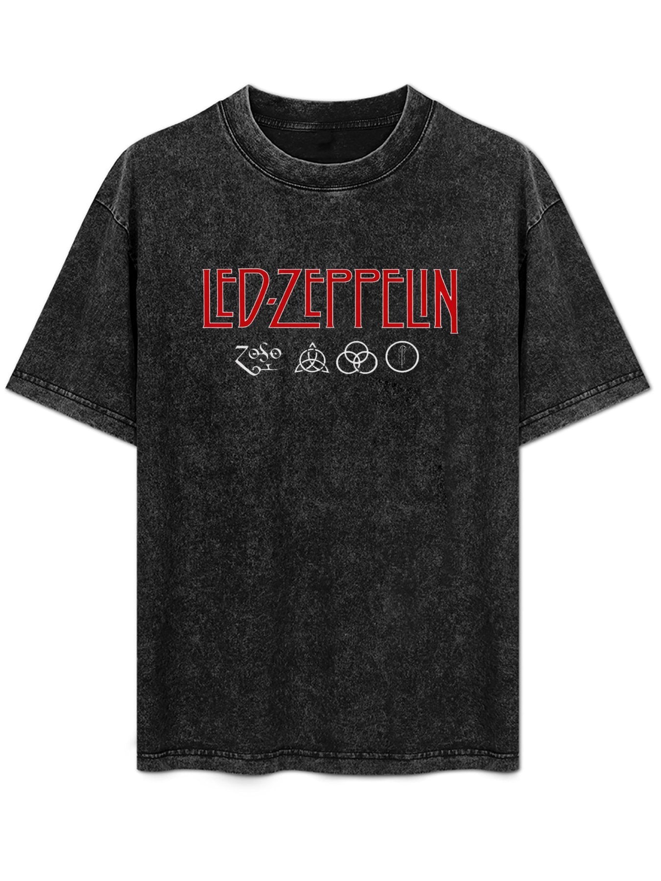 Led Zeppelin Four Symbols Graphic T-Shirt