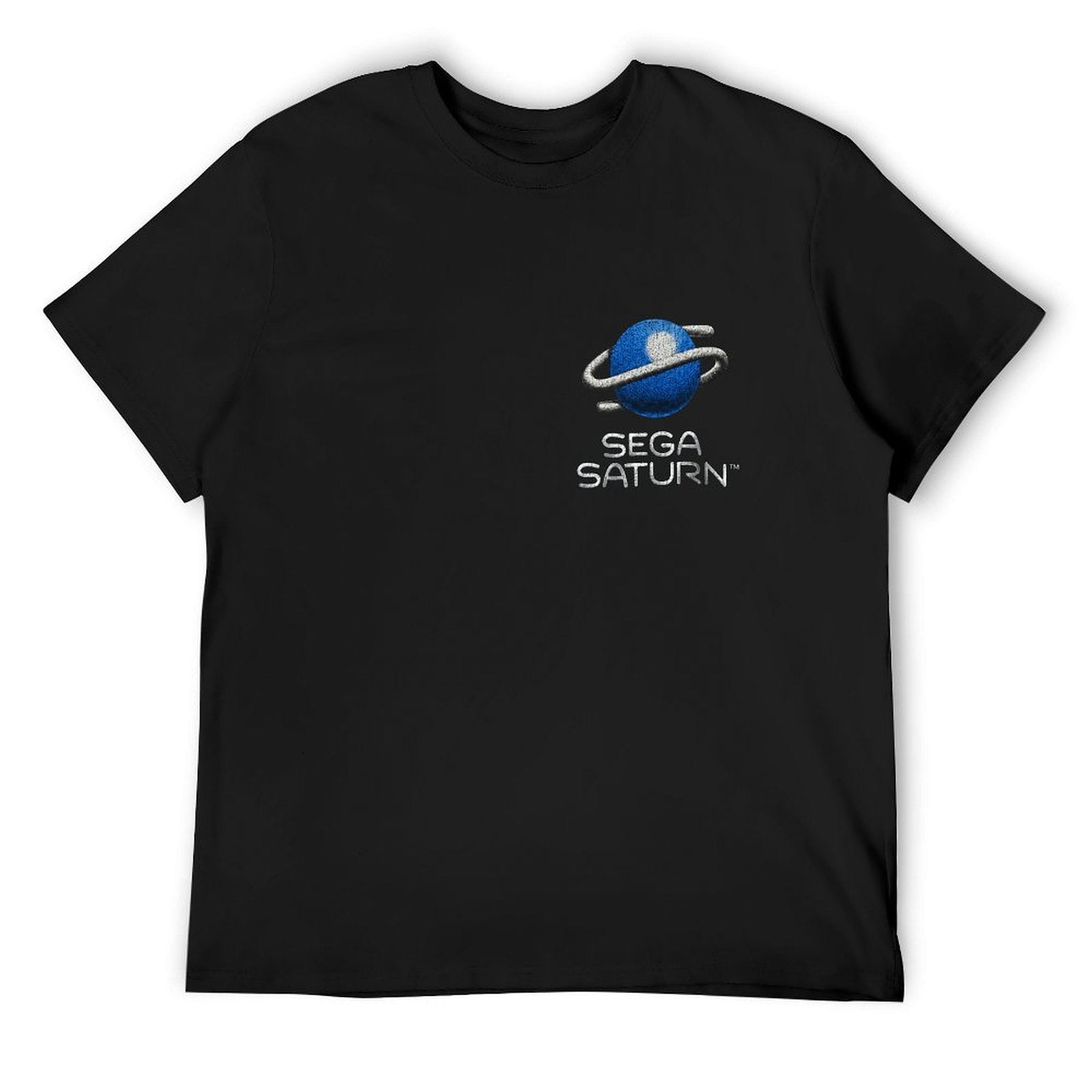 Sega Saturn Planet Logo Graphic Black T-Shirt