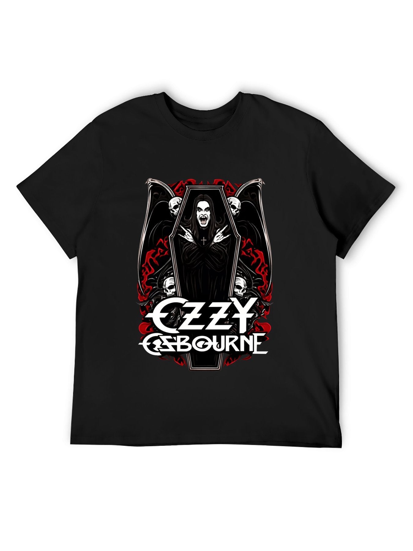 Ozzy Osbourne Coffin Gothic Horror T-Shirt