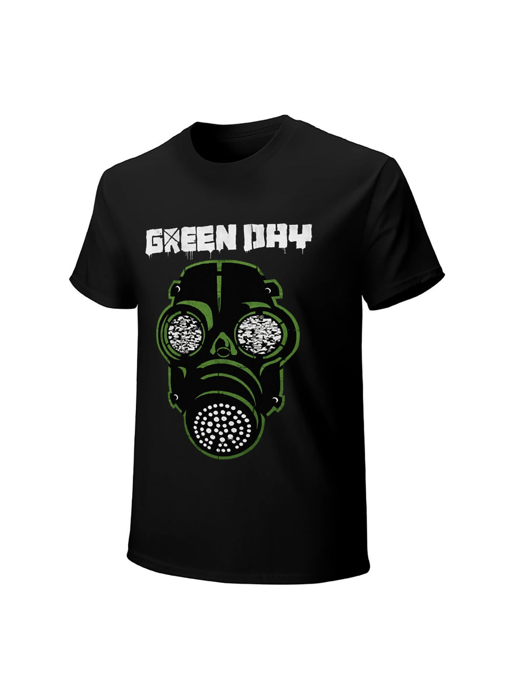 Green Day Gas Mask Punk Graphic T-Shirt