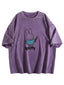 Spliffy Bunny Graphic Washed T-Shirt