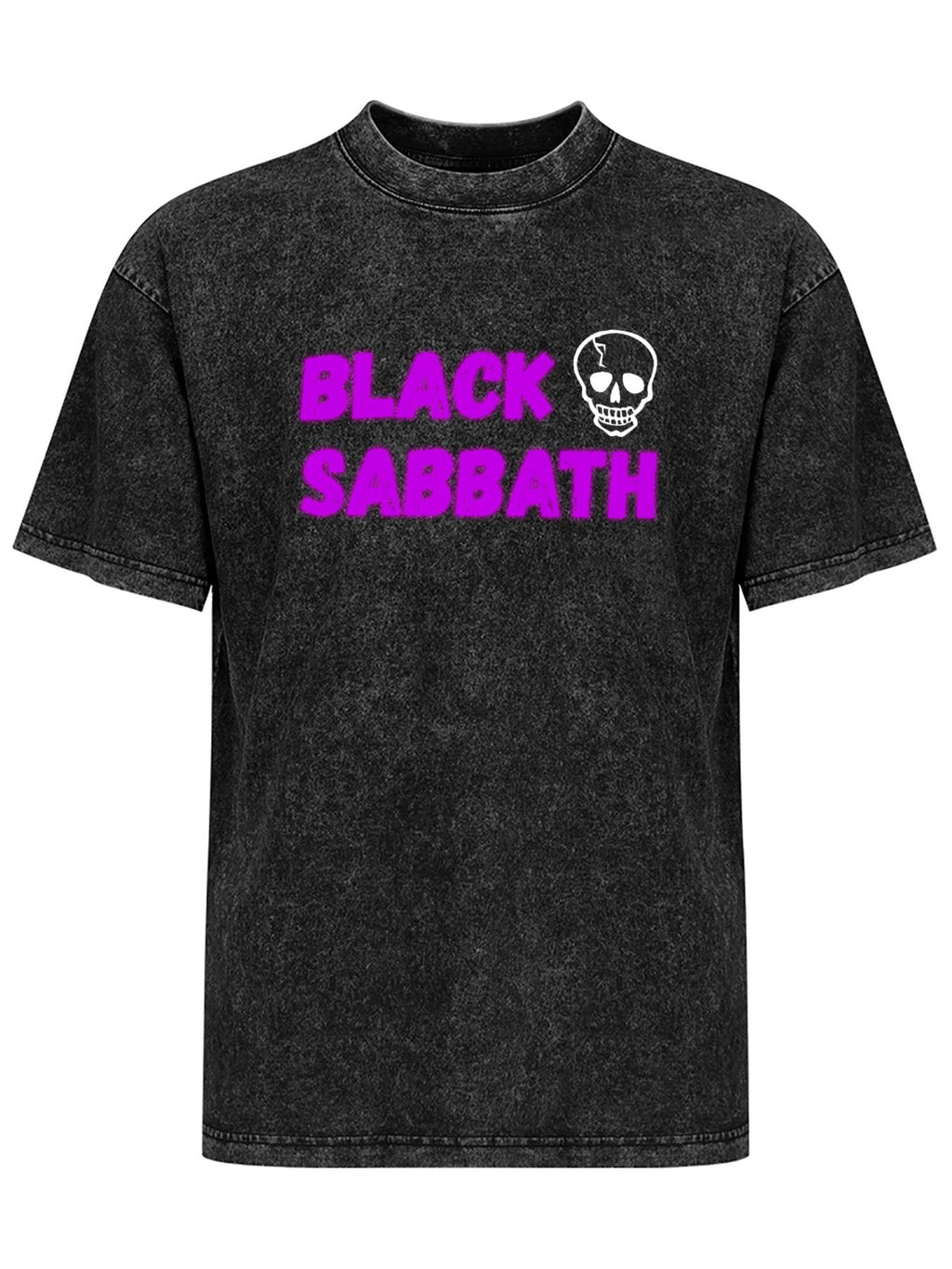 Vintage Washed Black Sabbath Skull Graphic T-Shirt