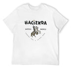 Hacienda Hotels and Motels Horse Graphic White T-Shirt