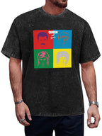 Queen Hot Space Pop Art Band Portrait Graphic T-Shirt