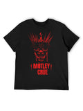 Mötley Crüe Red Demon Mask Graphic T-Shirt