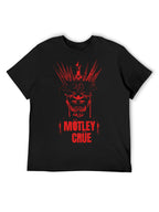Mötley Crüe Red Demon Mask Graphic T-Shirt