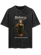 Vintage Washed Matanza Odiosa Natureza Humana Graphic T-Shirt