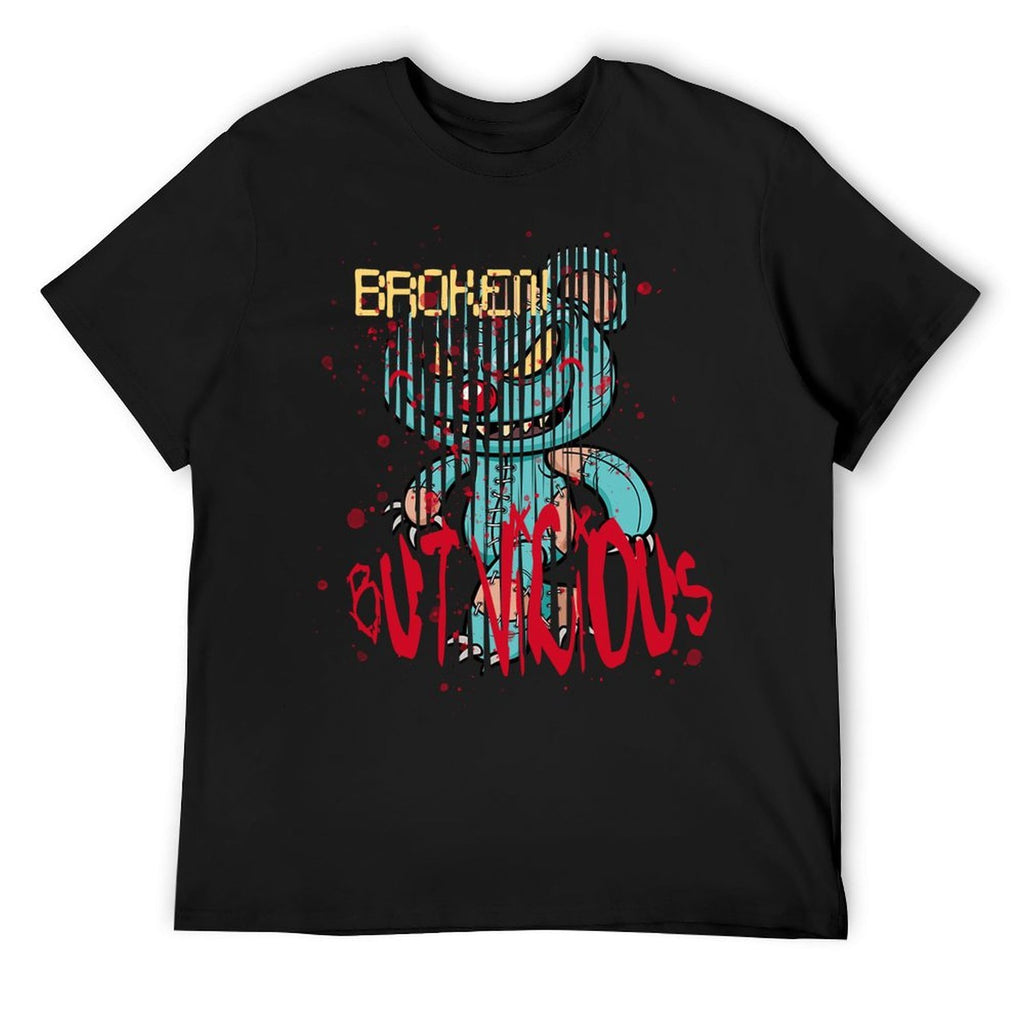 Broken But Not Down Graphic Black T-Shirt
