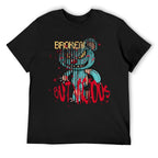 Broken But Not Down Graphic Black T-Shirt