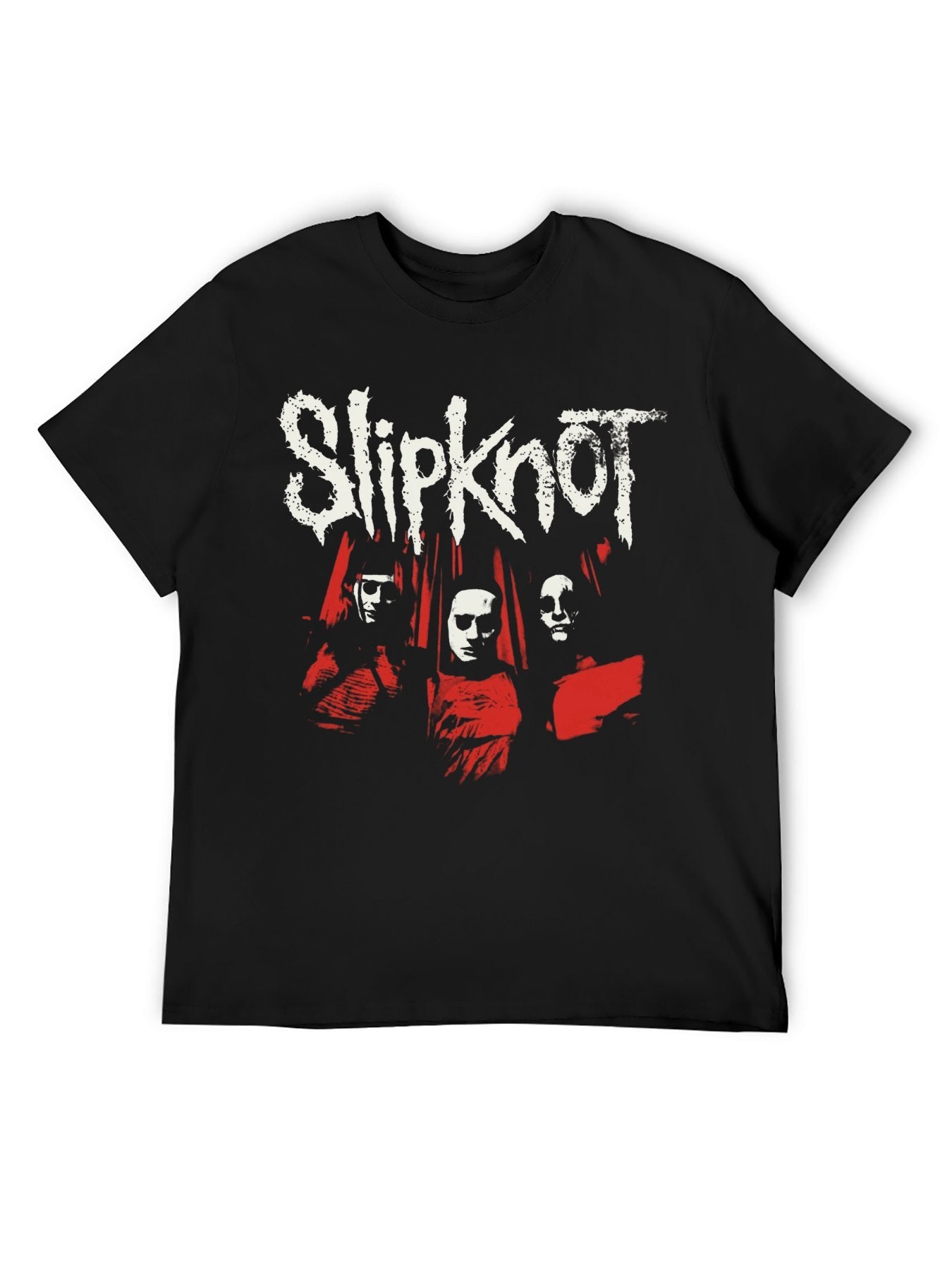 Slipknot Masked Band Portrait Graphic T-Shirt