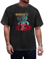 Glitch Bear But Vicious Vintage Washed T-Shirt