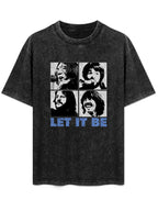 The Beatles Let It Be Four Portrait Graphic T-Shirt