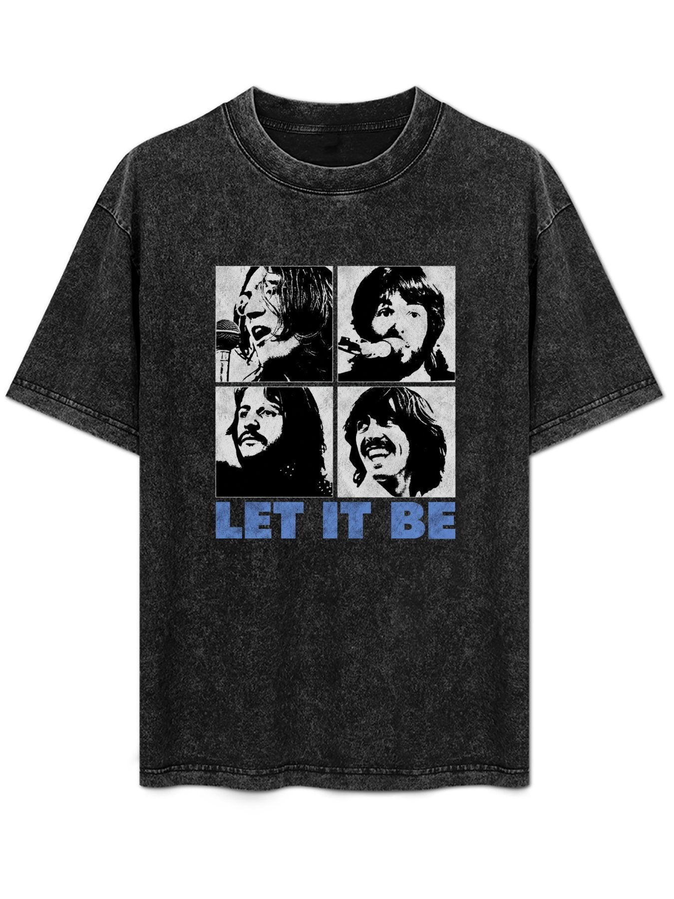 The Beatles Let It Be Four Portrait Graphic T-Shirt