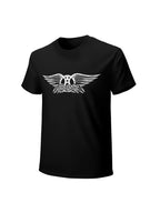 Aerosmith White Winged Emblem Vintage Graphic T-Shirt