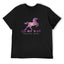 On My Way Horse Graphic Black T-Shirt