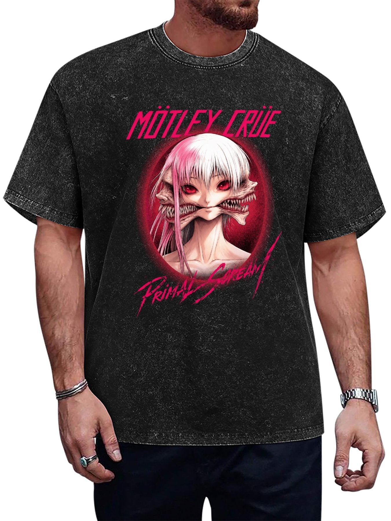 Mötley Crüe Primal Scream Demon Girl Graphic T-Shirt Main image