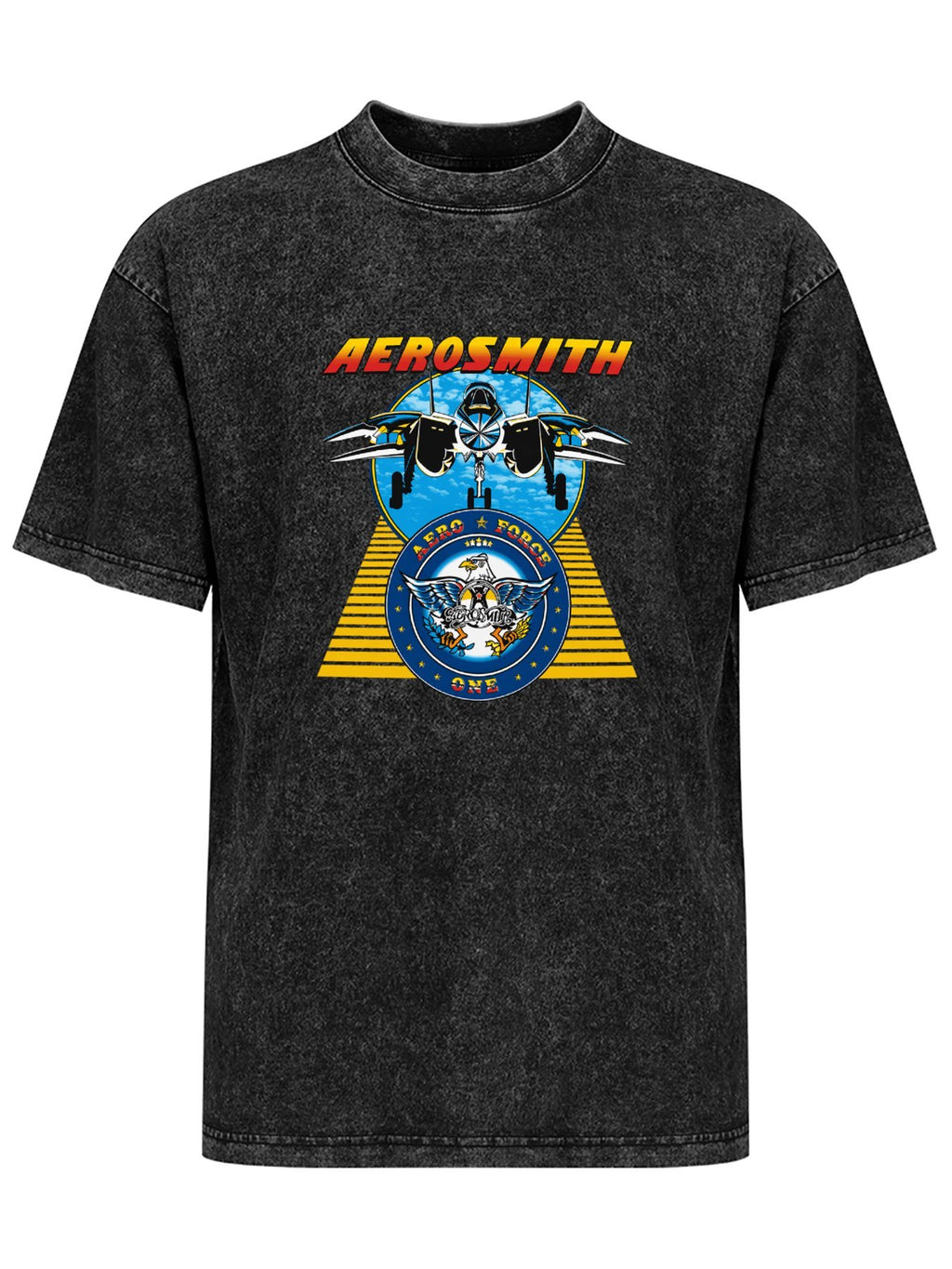 Aerosmith Aero Force One Jet Graphic T-Shirt