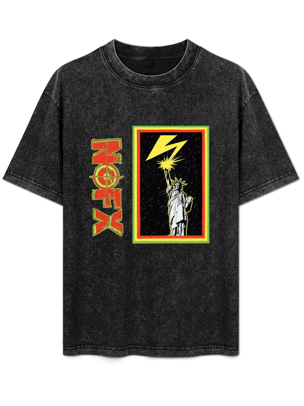Vintage Washed NOFX Statue of Liberty Graphic T-Shirt