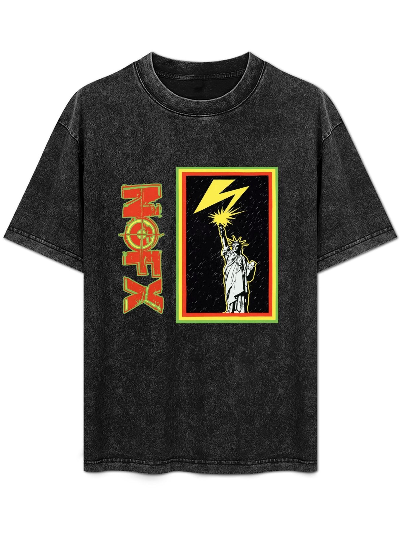 Vintage Washed NOFX Statue of Liberty Graphic T-Shirt
