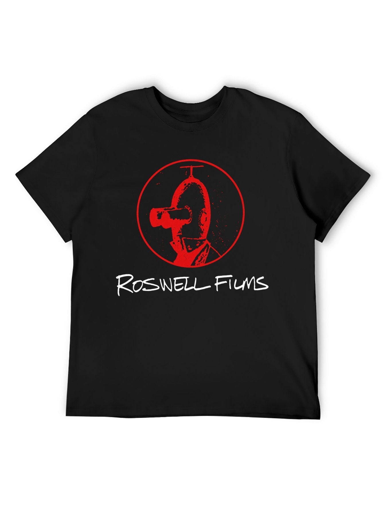 Roswell Films Red Circle Logo Graphic T-Shirt