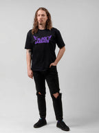 Black Sabbath Purple Bat Logo Graphic T-Shirt