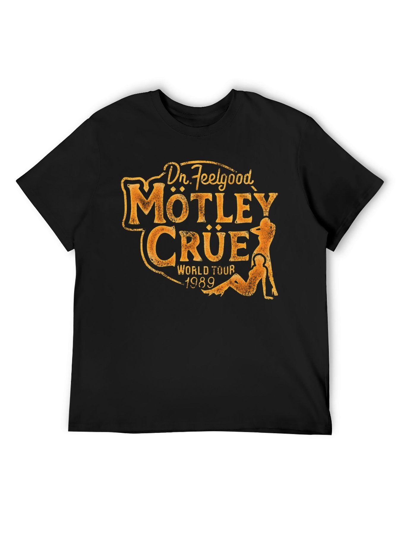 Mötley Crüe Dr. Feelgood World Tour 1989 Graphic T-Shirt