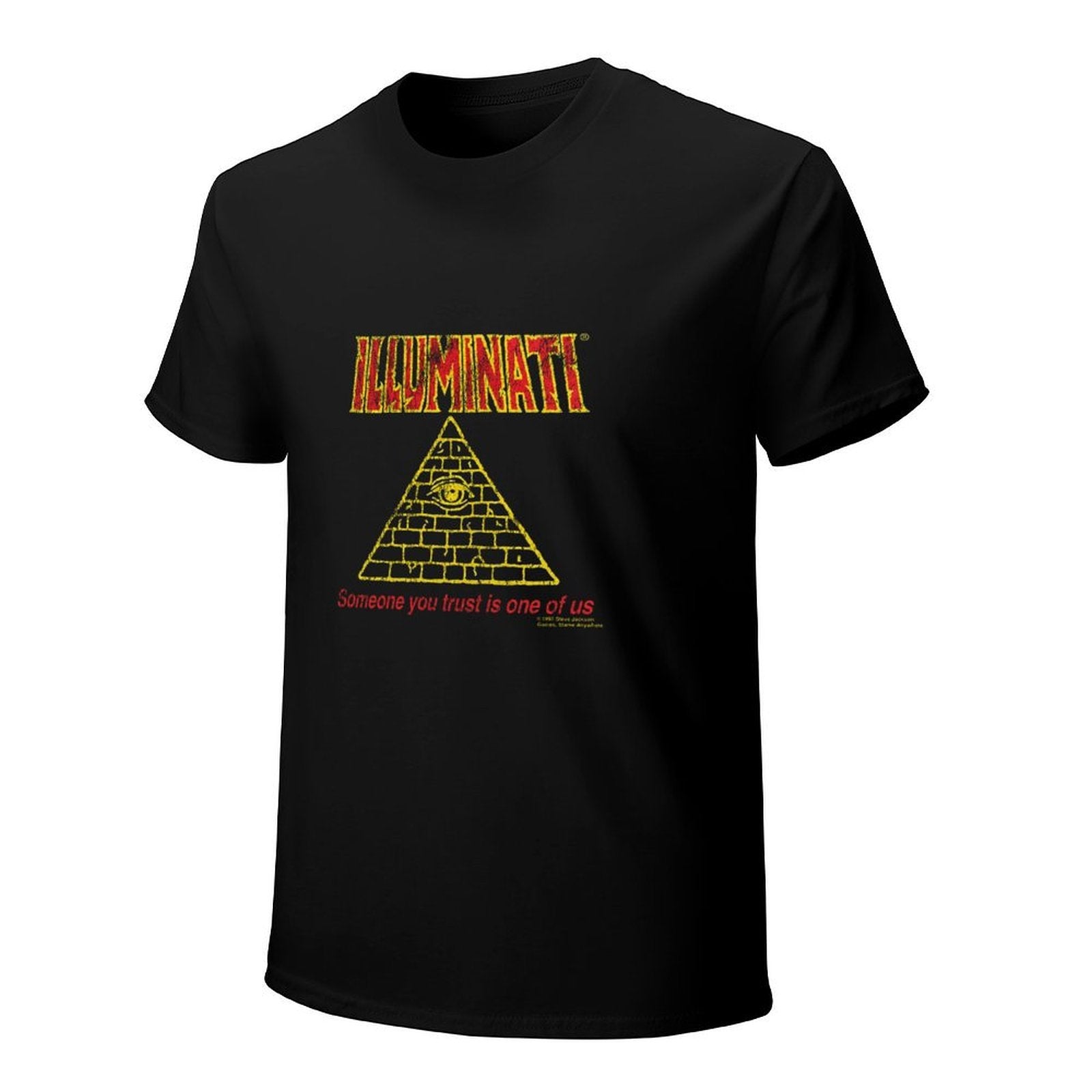 Illuminati Pyramid Eye Graphic T-Shirt