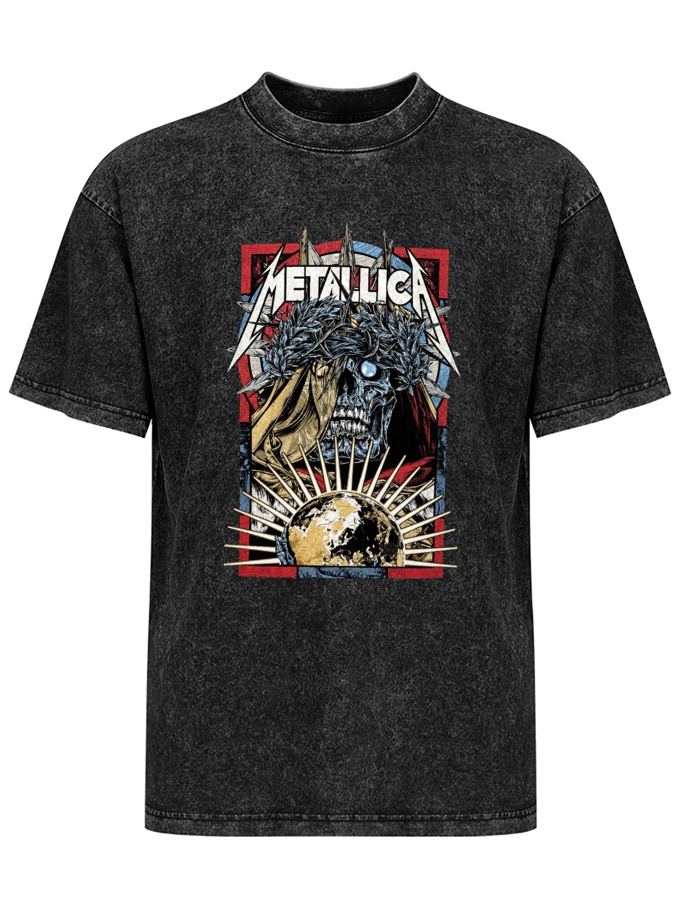 Metallica Crowned Skull Graphic T-Shirt