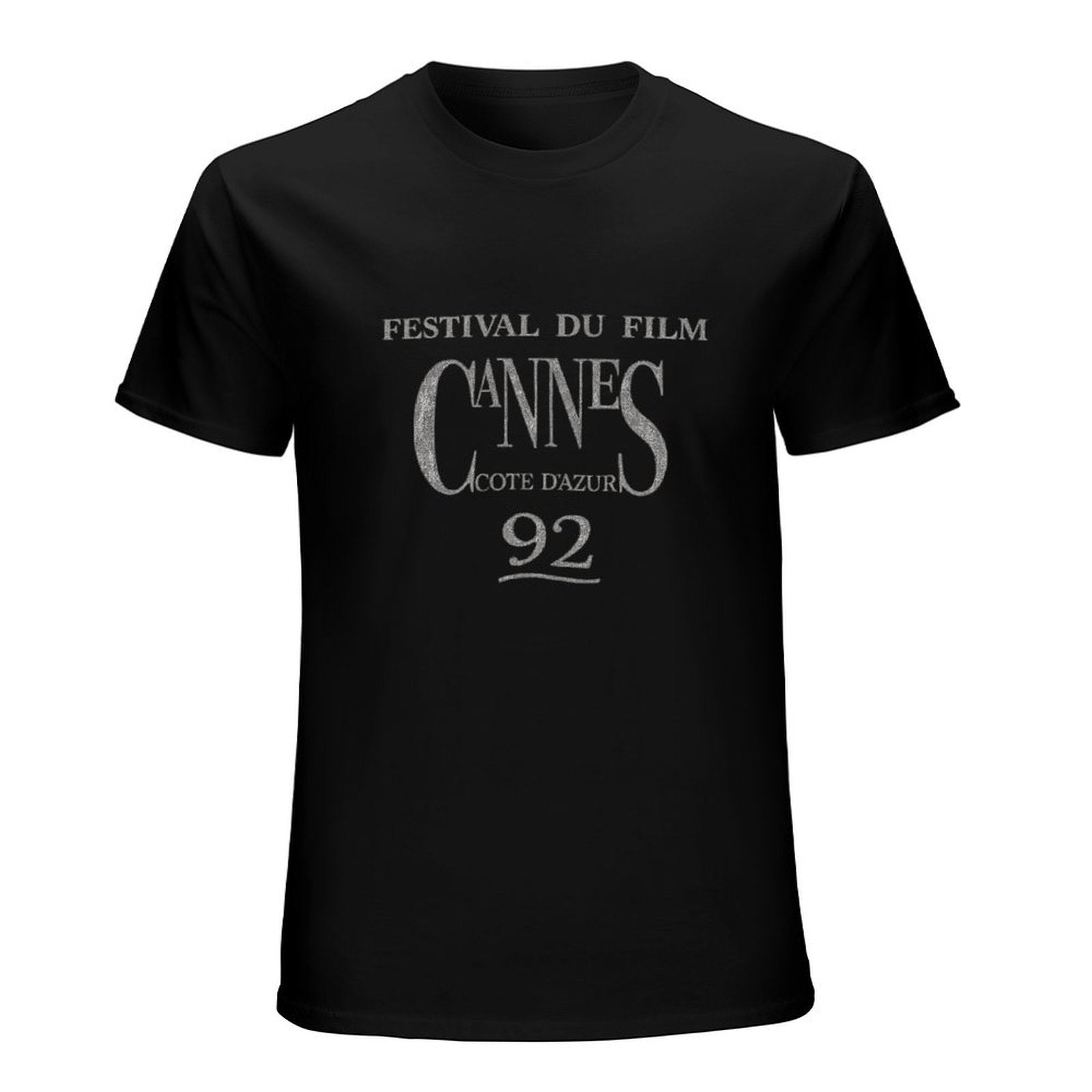 Cannes Film Festival 92 Graphic Black T-Shirt