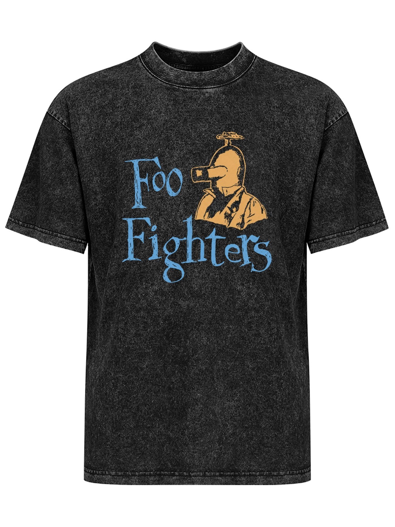 Foo Fighters Propeller Head Character Graphic T-Shirt