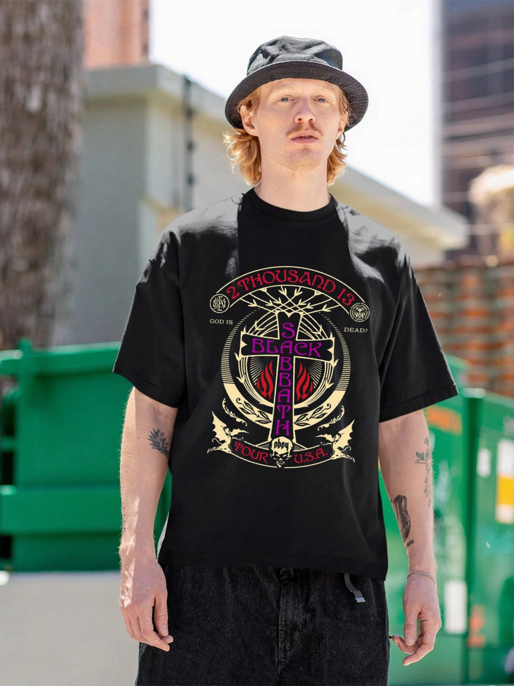 Black Sabbath 2013 Tour Cross Graphic T-Shirt