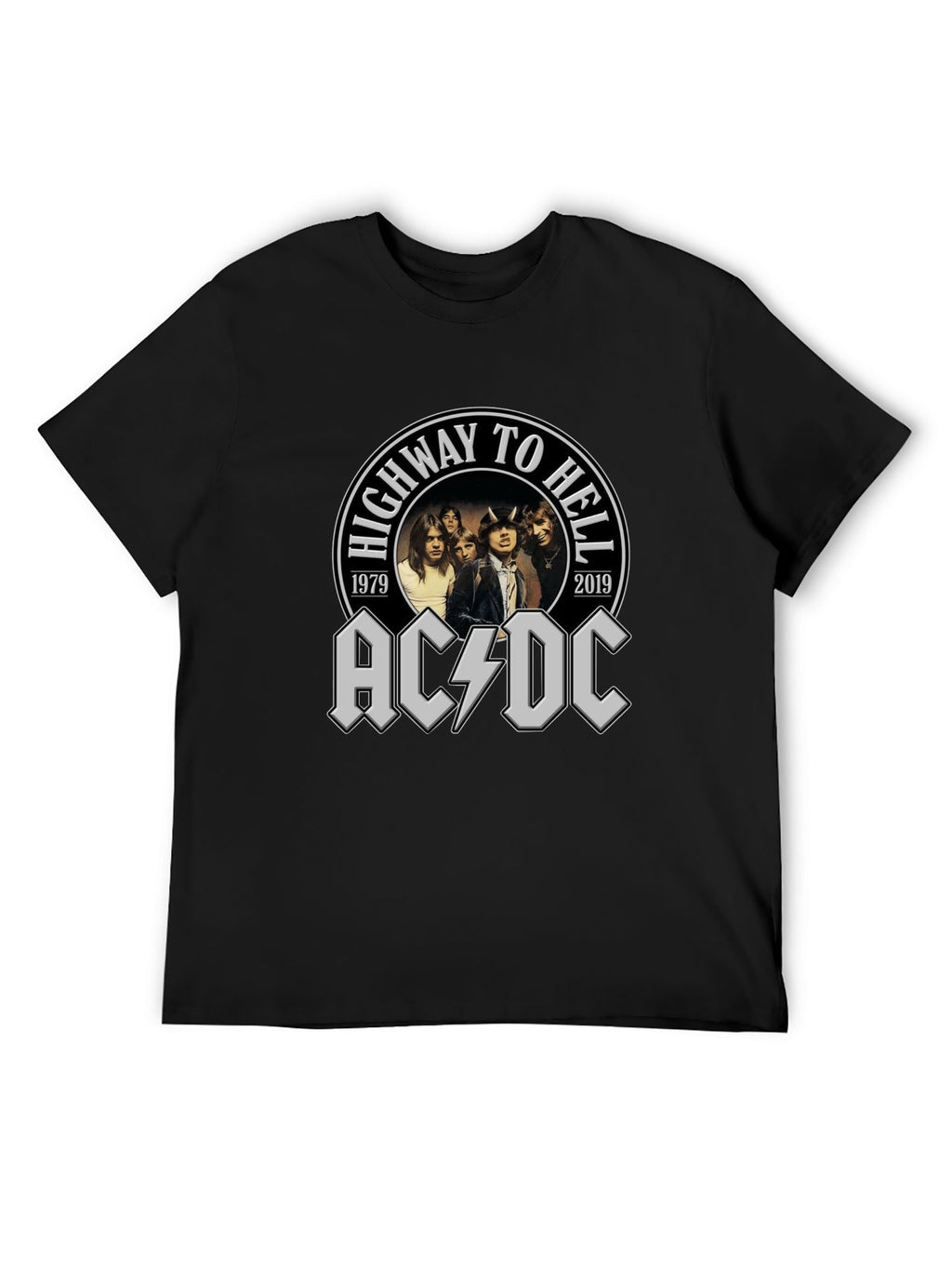 AC/DC Band Portrait Vintage Anniversary Rock T-Shirt