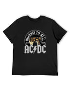 AC/DC Band Portrait Vintage Anniversary Rock T-Shirt