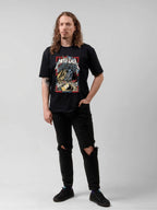 Metallica Spiked Skull World Graphic T-Shirt